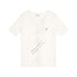 Achihara Sea Salt French Print Cropped Tee V-Neck T-Shirt Long-Sleeve