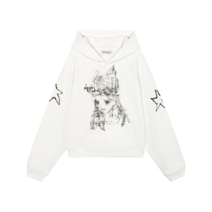 Update Achihara Stars Me Hooded Jacket Women Spring Fall 2025 New Casual Outerwear