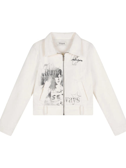 Punk Rock Joan Jett Denim Jacket