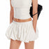 ALINNV STUDIO Textured Bubble Shorts With Elastic Waist