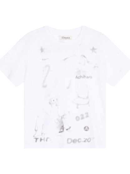 Achihara Summer Sugar Salt Graffiti Tee