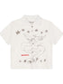 Achihara Digital Dragon Polo Tee V-neck T-shirt Long-Sleeve