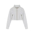 Achihara Sheer Mesh Long Sleeve Crop Sun Jacket