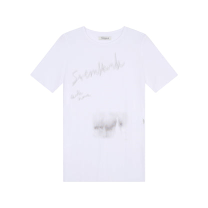 Achihara Jelly T Shirt 2025 Summer Slim Fit Women Top With Aurora Print