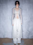 UpdateNN NORTH NODE Luminous Veil Lightweight Long Knit Cardigan With Tie Front