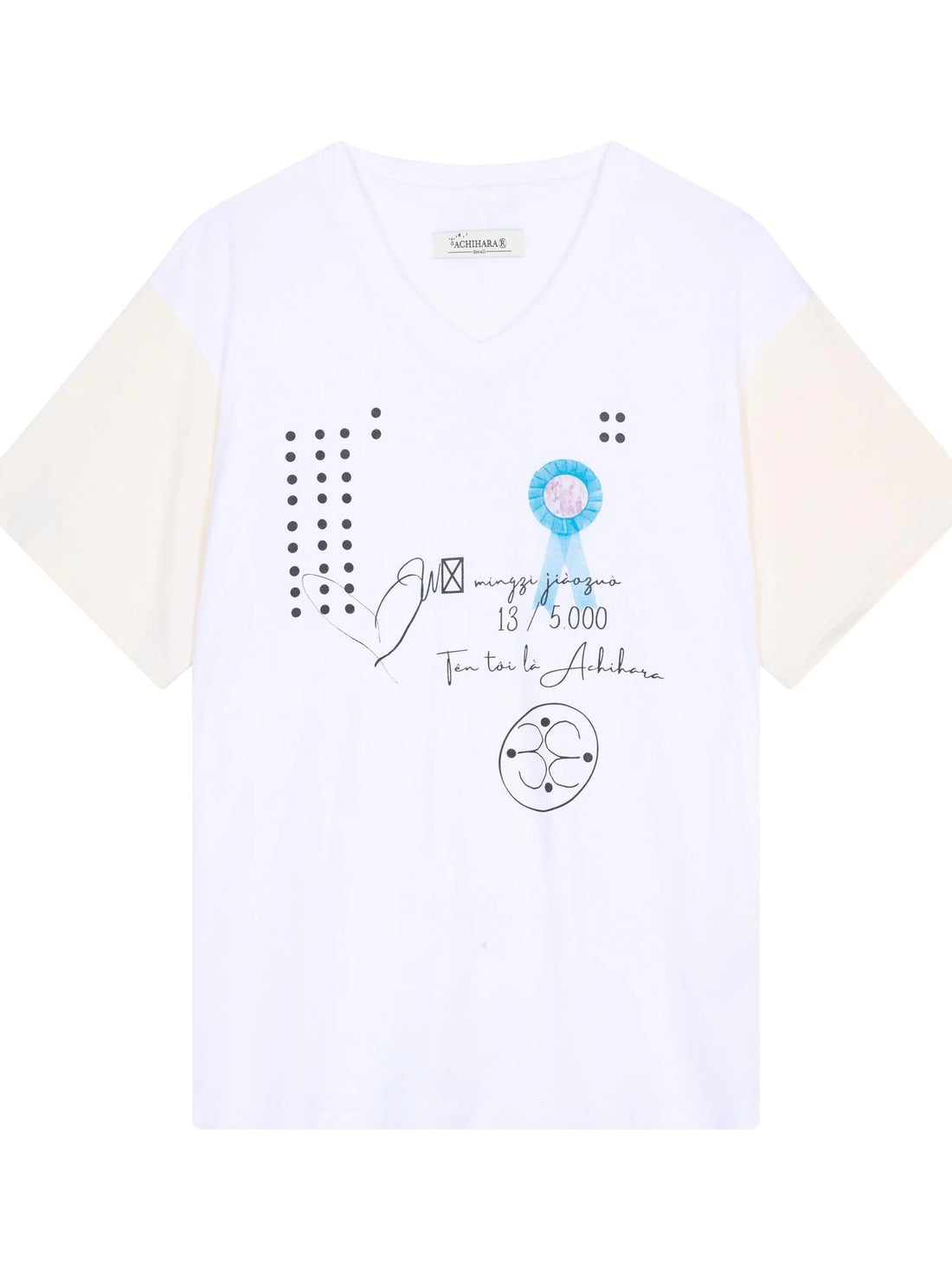 Rock Malt Star V-neck Tee
