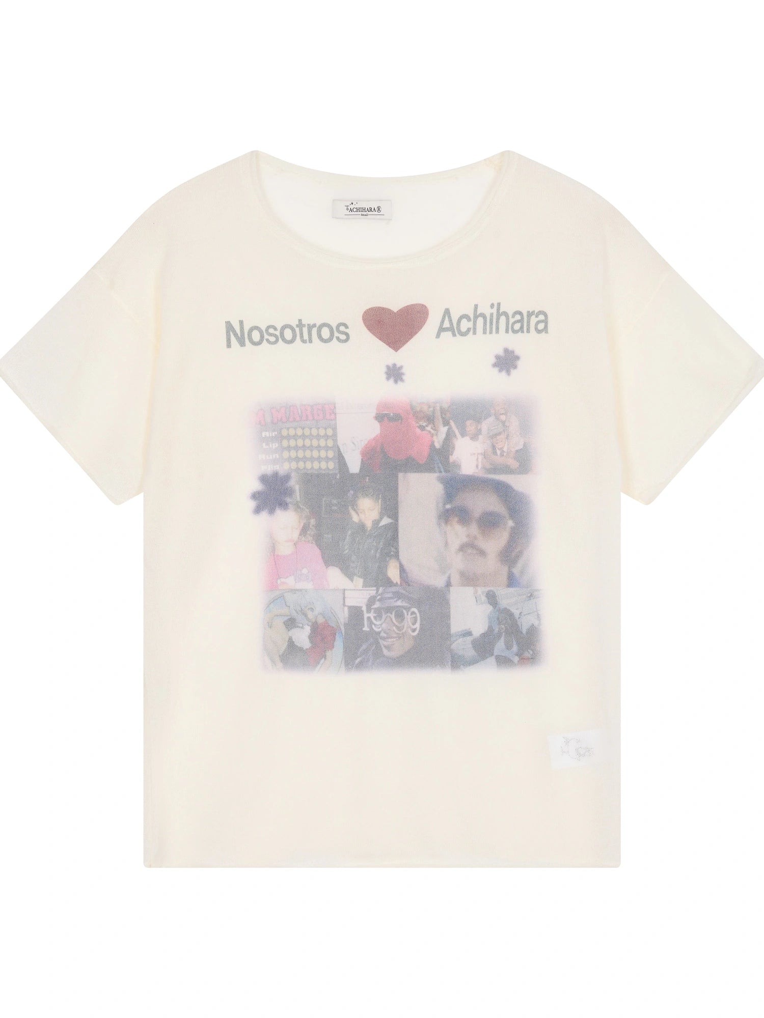 Spanish Beach Print T Shirt V Neck Long Sleeve