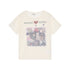 Achihara Spanish Beach Print T Shirt V Neck Long Sleeve