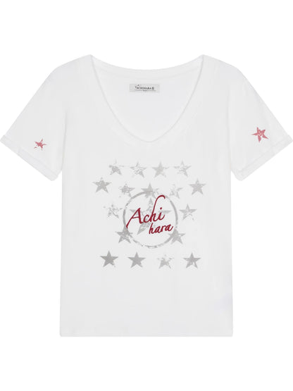 Sneezing Star Short Sleeve Slim Fit T-Shirt