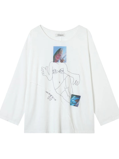 Relaxed Salted Fish Sunshield Loose Top