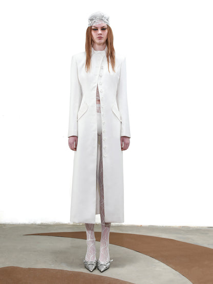 UpdateNN NORTH NODE Planetary Procession Long Trench Coat with Buttons