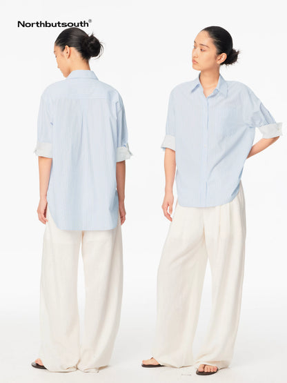 White Textured Cocoon Mid Low Waist Women&