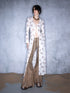 UpdateNN NORTH NODE Elastic Mesh Sheer Long Kimono With Adjustable Tie