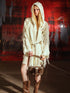 NN NORTH NODE Vintage Patchwork Hooded Cardigan Coat