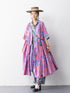 Sweet Mi Wilderness Catcher Reversible Lazy Robe Dress
