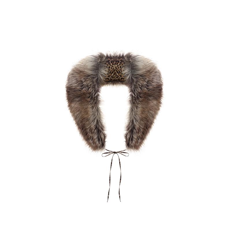 Winter Fur-Collar Cape For Cozy Stylescarf / Silk Scarf / Shawl