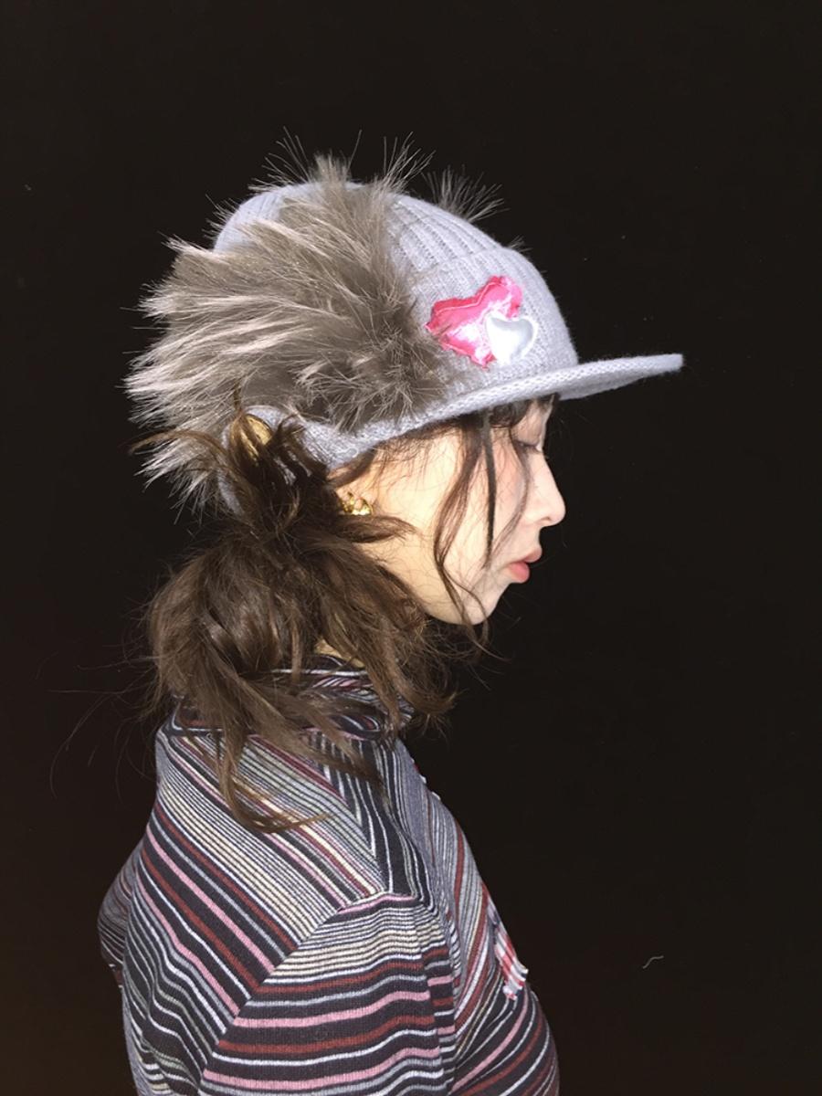Winter Retro Thick Windproof Faux Fur Patchwork Trapper Hat