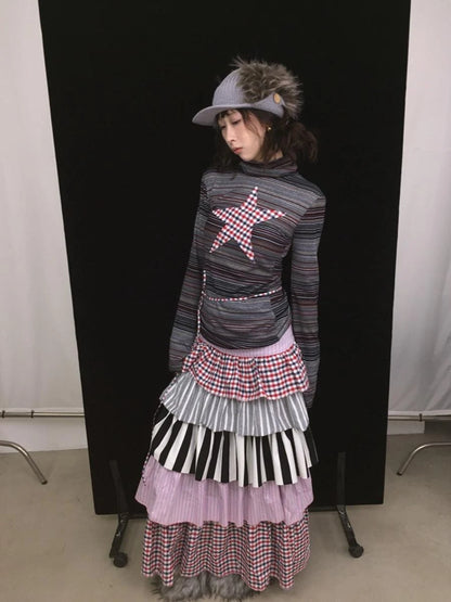 Winter Retro Thick Windproof Faux Fur Patchwork Trapper Hat