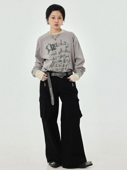 Wish Tee Loose Graphic Print Top For Luck And Style