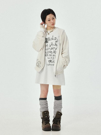 Wish Tee Loose Graphic Print Top For Luck And Style