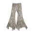 Achihara Pleated Skirt & Flared Pants Set In Blending Colors For All Seasons