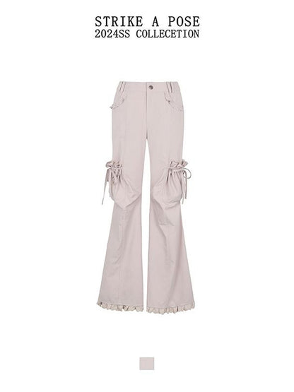 STRIKE A POSE Workwear Casual Pants With Bloom Pockets Trousers