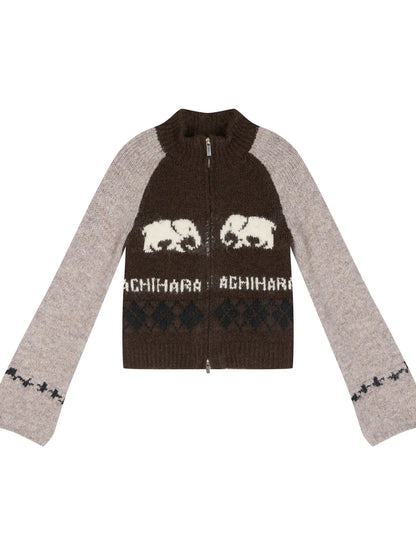 Babar Story Alpaca Knit Sweater