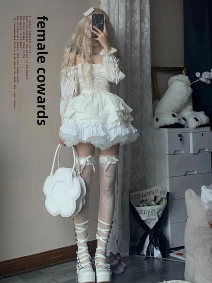 Y2K Fishnet Socks With Print Dark Sweet Femme Punk Style