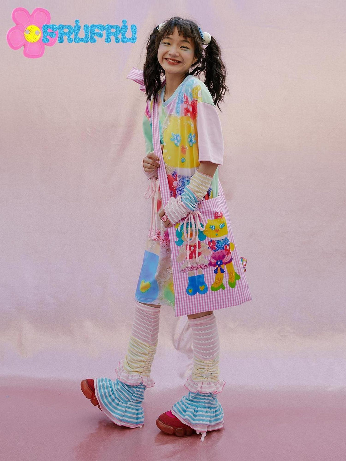 Frufru Gulu Y2K Lace Sweetheart Socks Sleeves Set 24cm