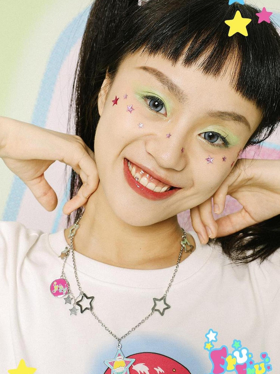 Frufru Gulu Y2k Angel Fun Cartoon Pendant Necklace