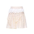 YOSHUYUKI_Beige_Jacquard_Lace_Ruffle_Irregular_Hem_A_Line_Women&