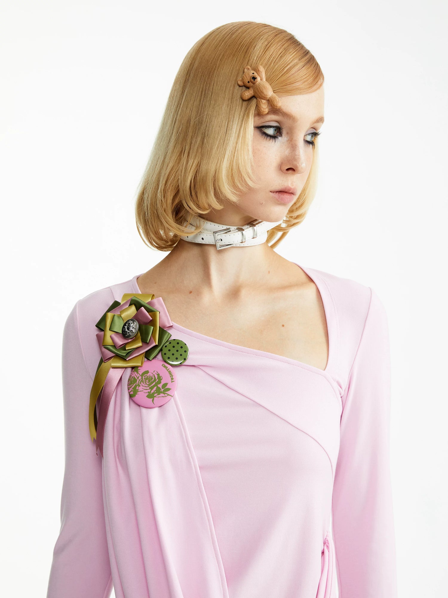 YOSHUYUKI Elegant Rose Equestrian Preppy Style For Women Jewelry Accessories-4