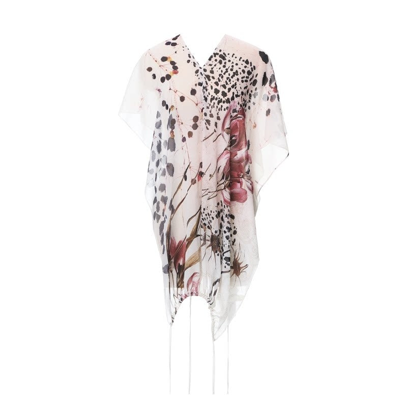 YOSHUYUKI_Multicolor_Music_Note_Print_Round_Neck_Women&