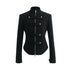 YOSHUYUKI_Original_Design_Slim_Fit_Multi_Strap_Unisex_Polyester_Stand_Collar_Zip_Jacket_MISSTT