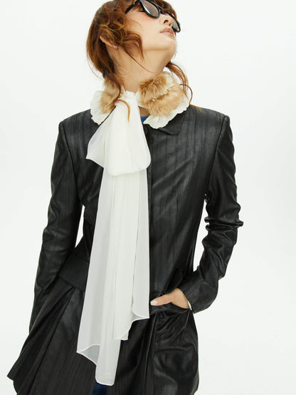 YOSHUYUKI_Rectangular_Minimalist_Faux_Fur_Trim_Ribbon_Women&