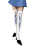 YOSHUYUKI_Retro_Printed_Sheer_60d_Stretch_Mid_Calf_Women&