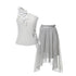YOSHUYUKI_Ribbon_Flower_Knit_One_Shoulder_Women&