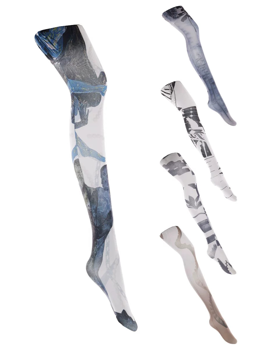 YOSHUYUKI Sexy Girl Print Slimming Distinctive Women&