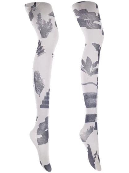 YOSHUYUKI Sexy Girl Print Slimming Distinctive Women&