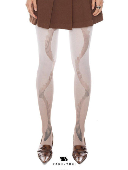YOSHUYUKI Sexy Girl Print Slimming Distinctive Women&