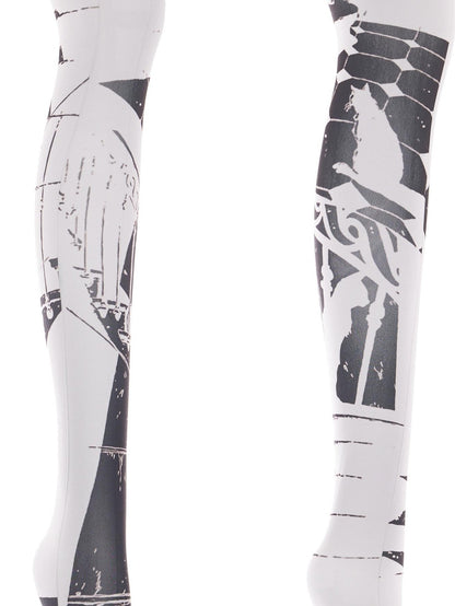 YOSHUYUKI Sexy Girl Print Slimming Distinctive Women&