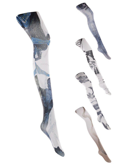 YOSHUYUKI Sexy Girl Print Slimming Distinctive Women&