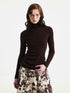 YOSHUYUKI_Soft_Pure_Wool_Seamless_Slim_Fit_Casual_Women_Turtleneck_Long_Sleeve_Sweater_MISSTT