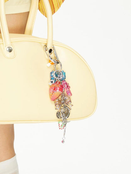 Strawberry Bow Metal Ornament