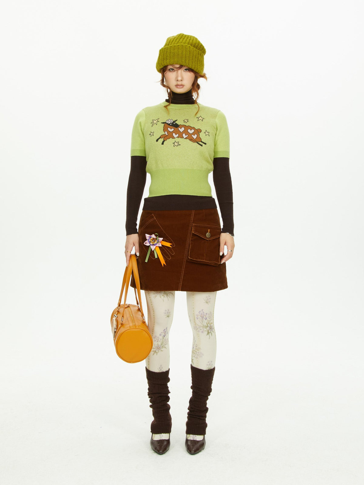 YOSHUYUKI Vintage Floral Print Women&
