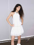 YOSHUYUKI_White_Studded_Drawstring_Low_Rise_A_Line_Women&