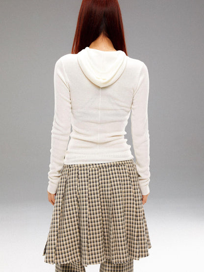YOSHUYUKI  Island 2024 Fall Winter Hand Printed Wool Hoodie