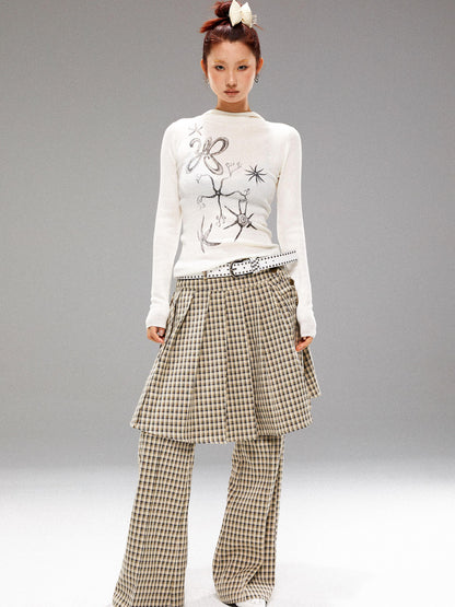 YOSHUYUKI  Island 2024 Fall Winter Hand Printed Wool Hoodie