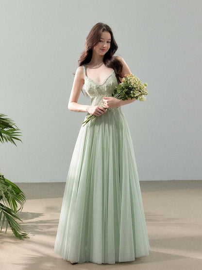 YZZI HE 3d Floral Tulle Splice Lace V-neck Women&