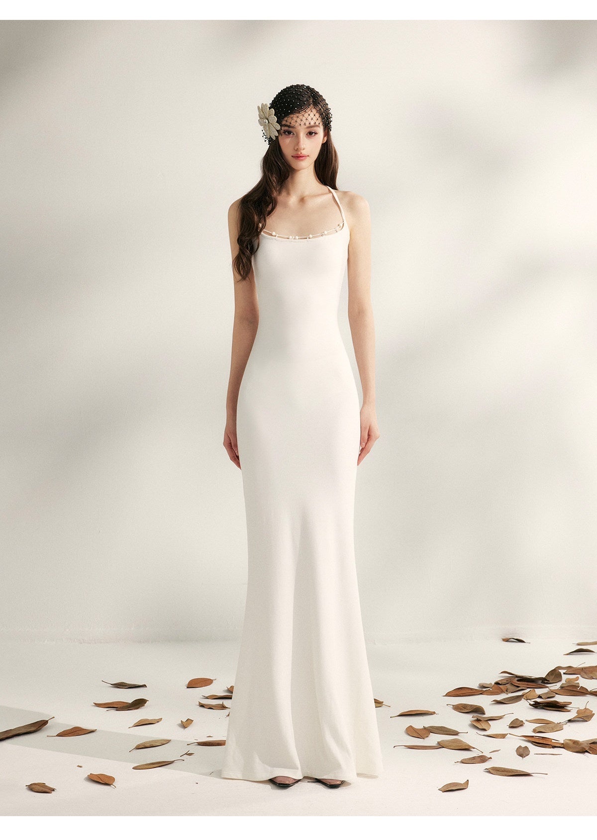 YZZI_HE_Beaded_Halter_Knitted_Fishtail_Women&